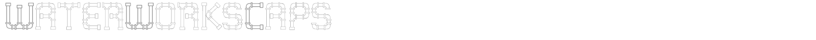 WaterWorksCaps font preview